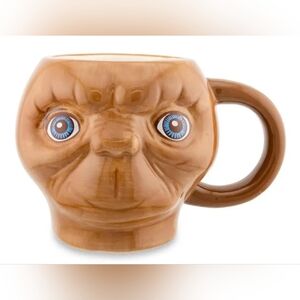 Brown Ceramic Character Mug